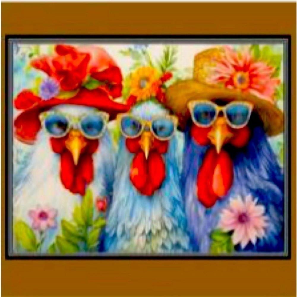 Colorful Chicken Diamond Art Kit